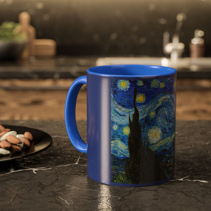 The Starry Night by Vincent Van Gogh Colorful Mugs (11oz, 15oz)