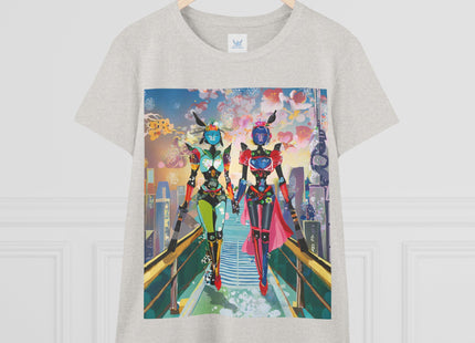 Cyber Punk Robot Models Cotton Tee