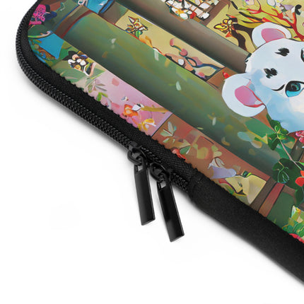 Melodies of the Snow Lion Cub Laptop Sleeve