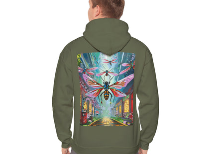 Neon Swarm – Heavy Blend™ Hooded Sweatshirt