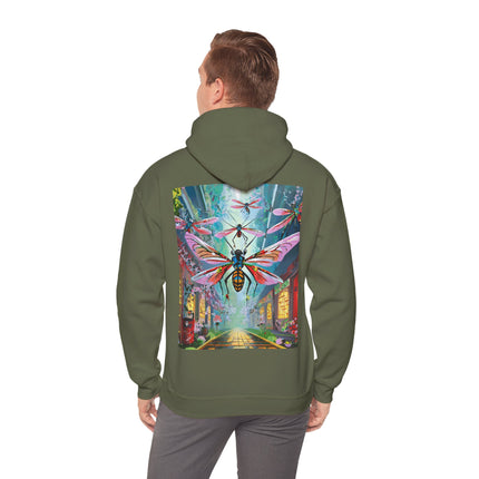 Neon Swarm – Heavy Blend™ Hooded Sweatshirt