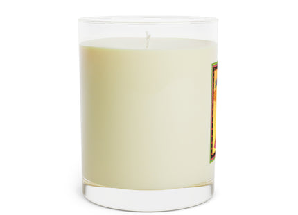 Elegant Holiday Woman with Gifts Scented Candle - Full Glass, 11oz