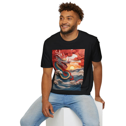 Stormbound Dragon Garment-Dyed T-shirt Softstyle T-Shirt