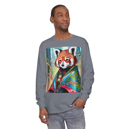 Cybernetic Red Panda Long Sleeve T-Shirt