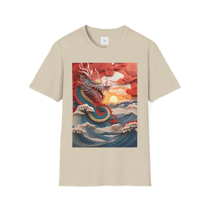 Stormbound Dragon Garment-Dyed T-shirt Softstyle T-Shirt
