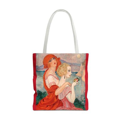 Sur la Route d'Anacapri by Gerda Wegener Tote Bag (AOP)