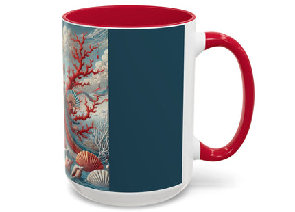 Ladies by the Quiet Sea Colorful Mugs (11oz, 15oz)