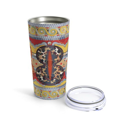Reproduction of the Shield Frieze by Emile Gilliéron Tumbler 20oz