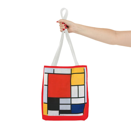 Composition with Red, Yellow, Blue, and Black by Piet Mondrian Tote Bag (AOP)