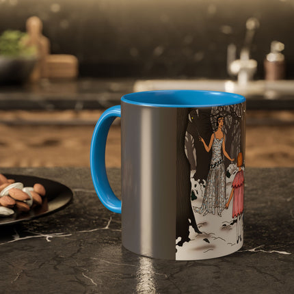Fairy Tale Elegance Colorful Mugs (11oz, 15oz)