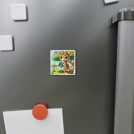 Giraffe Lookout Die-Cut Magnets (5 Sizes)