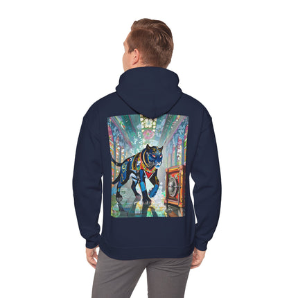 Cyber Panther’s Hunt – Heavy Blend™ Hooded Sweatshirt