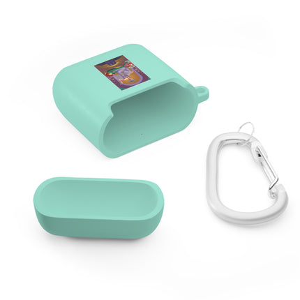 February & Amethyst AirPods Case — Gem Series by Sofia Chiostri
