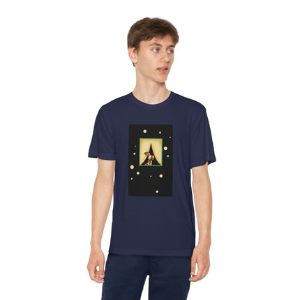 Playful Paws Youth Competitor Tee – Vintage Charm & Curious Adventure