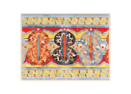 Reproduction of the Shield Frieze by Emile Gilliéron Ceramic Tile