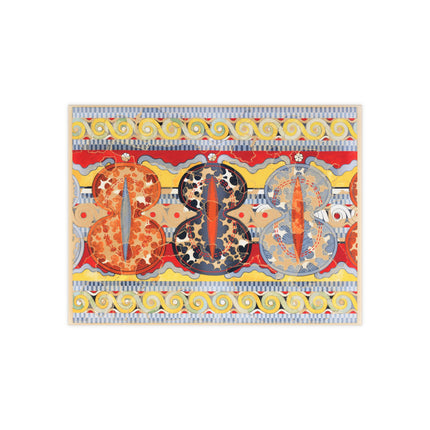 Reproduction of the Shield Frieze by Emile Gilliéron Ceramic Tile