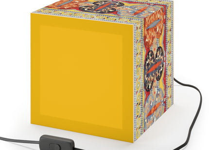 Reproduction of the Shield Frieze by Emile Gilliéron Light Cube Lamp