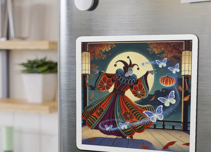 Court Magician with Ghost Butterflies Die-Cut Magnets (5 Sizes)