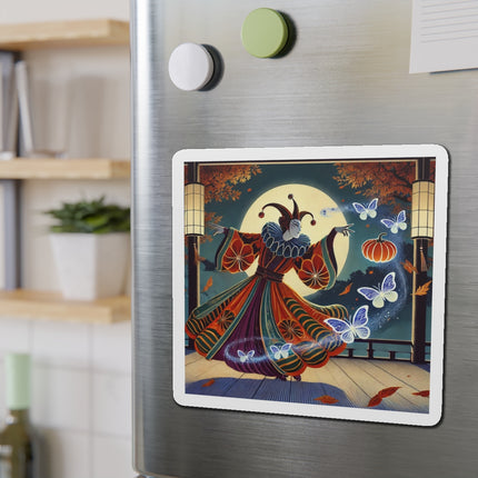 Court Magician with Ghost Butterflies Die-Cut Magnets (5 Sizes)