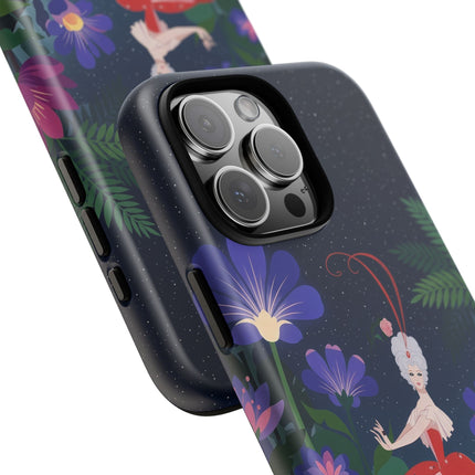 🌺✨ The Lady Of The Starlit Enchanted Garden Phone Case – Art Deco Floral Fantasy