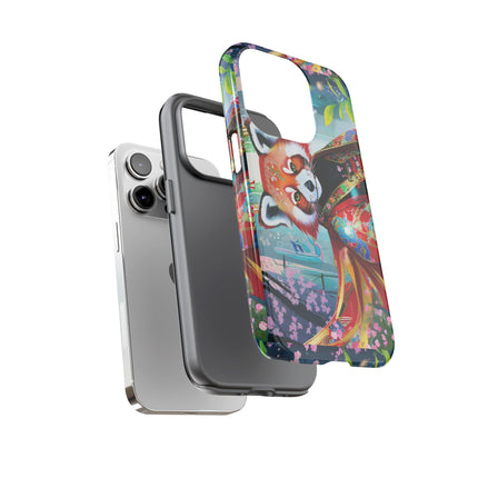 Cybernetic Red Panda Phone Cases