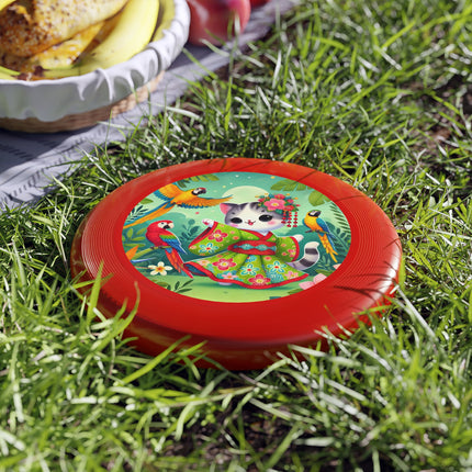 Parrot Dance of the Geisha Kitten Wham-O Frisbee – Tropical Twirls & Vibrant Vibes