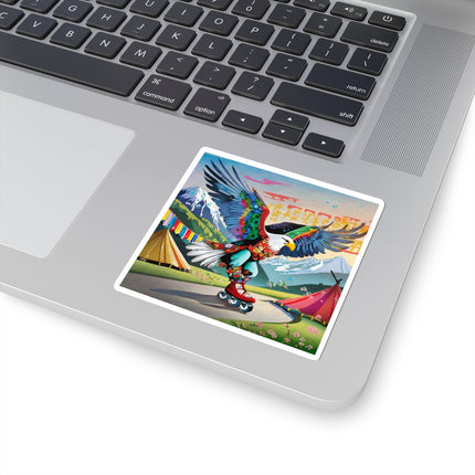 Eagle Skater Kiss-Cut Stickers (4 Sizes)