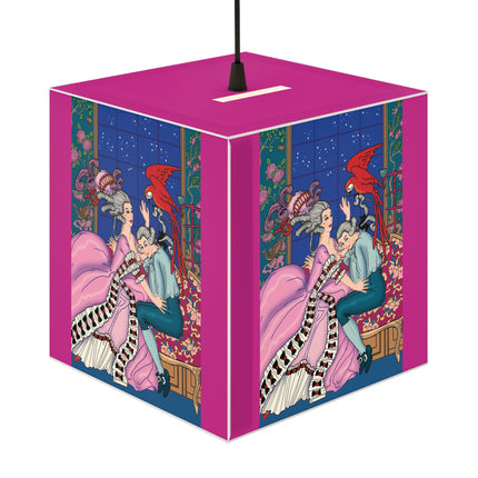 The Jealous Parrot by George Barbier Light Cube Lamp