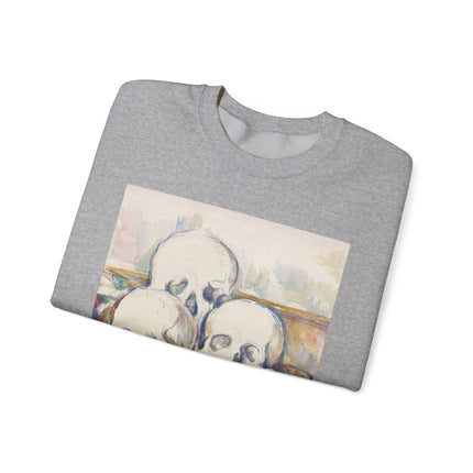 The Three Skulls by Paul Cézanne Unisex Heavy Blend™ Crewneck Sweatshirt
