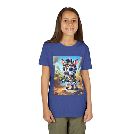 Zebra Lookout Youth Short Sleeve Tee