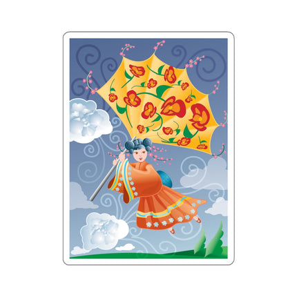 Flight of Blossoms Kiss-Cut Stickers (4 Sizes)