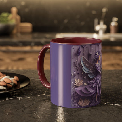 Lavender Fairy Colorful Mugs (11oz, 15oz)