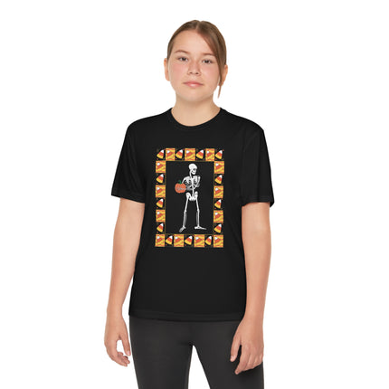 Candy Corn Skeleton Youth Competitor Tee