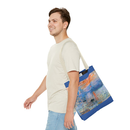 Sunrise by Claude Monet Tote Bag (AOP)