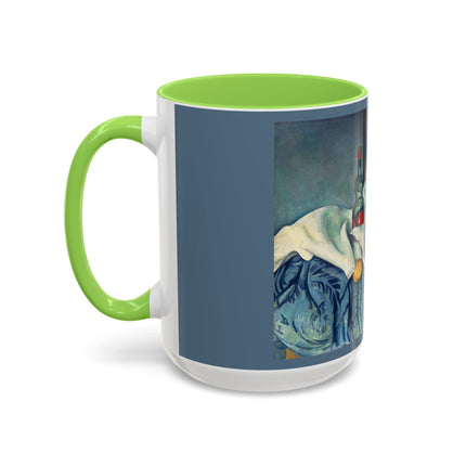 The Peppermint Bottle by Paul Cézanne Colorful Mugs (11oz, 15oz)