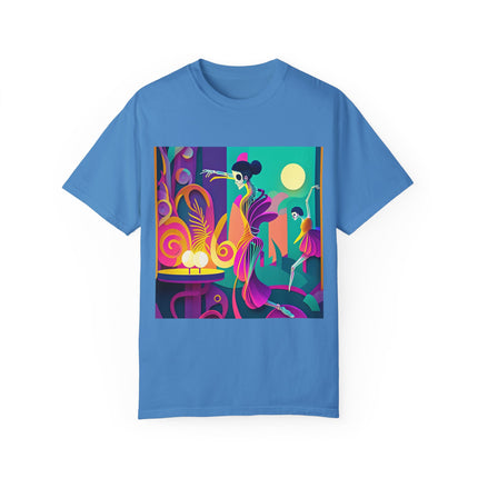 Dance of the Skeleton Ballerinas Unisex Garment-Dyed T-shirt