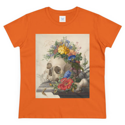 Vanitas Still Life by Herman Henstenburgh Women's Midweight Cotton Tee