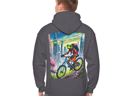 Cyberpunk Frog – Heavy Blend™ Hooded Sweatshirt