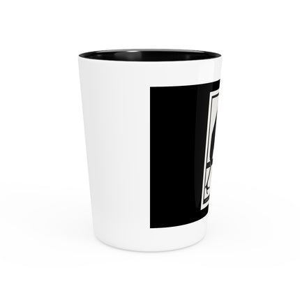 A Lame Marabou by Samuel Jessurun de Mesquita Ceramic Shot Glass
