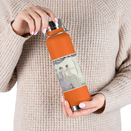 Visez au coeur, belles dames! by George Barbier Copper Vacuum Insulated Bottle, 22oz