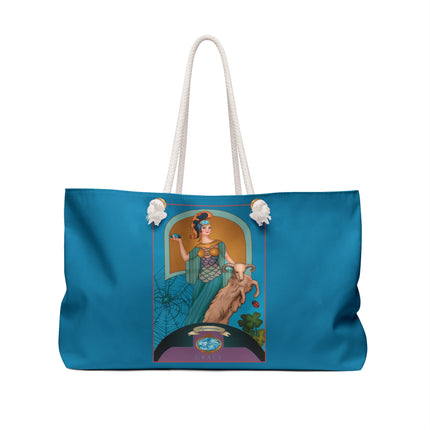 March & Aquamarine (Gem Series) by Sofia Chiostri Weekender Bag