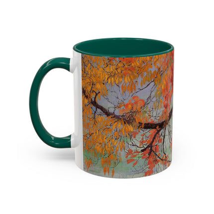 Autumn leaves by Edward Okuń Colorful Mugs (11oz, 15oz)