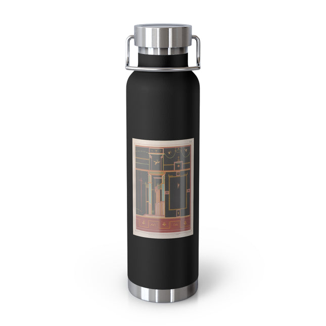 Pompeii Walls Pl.04 by Victor Steeger Copper Vacuum Insulated Bottle, 22oz