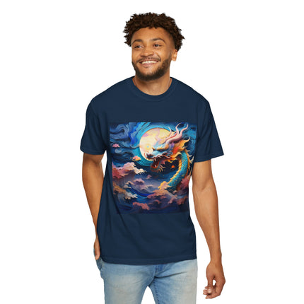 A Dragon's Ascent Unisex Garment-Dyed T-shirt