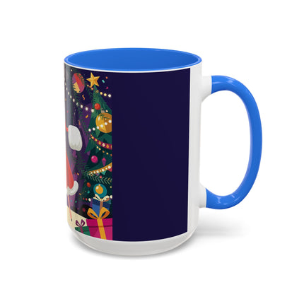 🎄❄️ The Christmas Snowball Dance Colorful Mug – Whimsical Holiday Fashion Fantasy