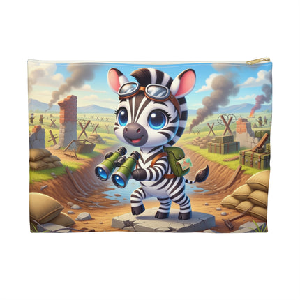 Zebra Lookout Accessory Pouch – Curious Explorer & Safari Spirit