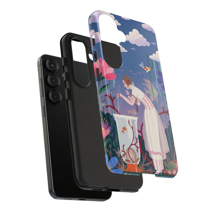 🐠🌸 The Enchanted Aquarium Garden Phone Case – Art Deco Underwater Fantasy