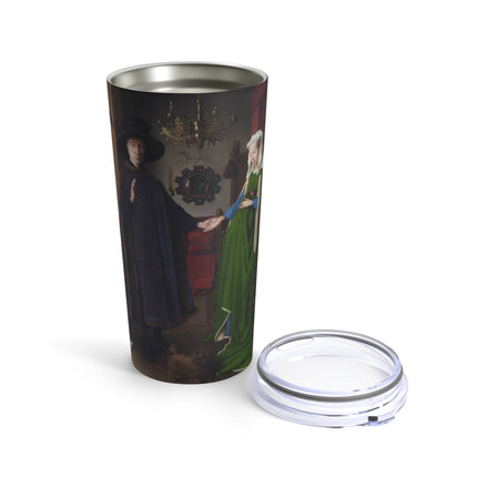 Arnolfini Portrait by Jan Van Eyck Tumbler 20oz