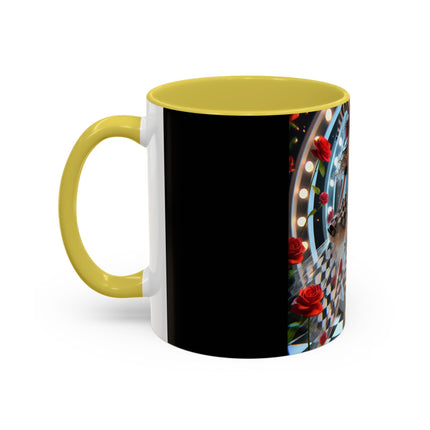 Halloween Witch Through the Mirror Colorful Mugs (11oz, 15oz)