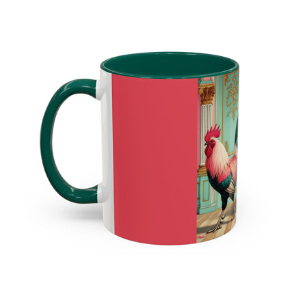 The Salon Rooster Colorful Mugs (11oz, 15oz)